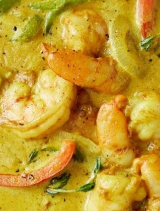 S13*S. Shrimp with Curry Sauce