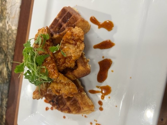 CHICKEN AND WAFFLES