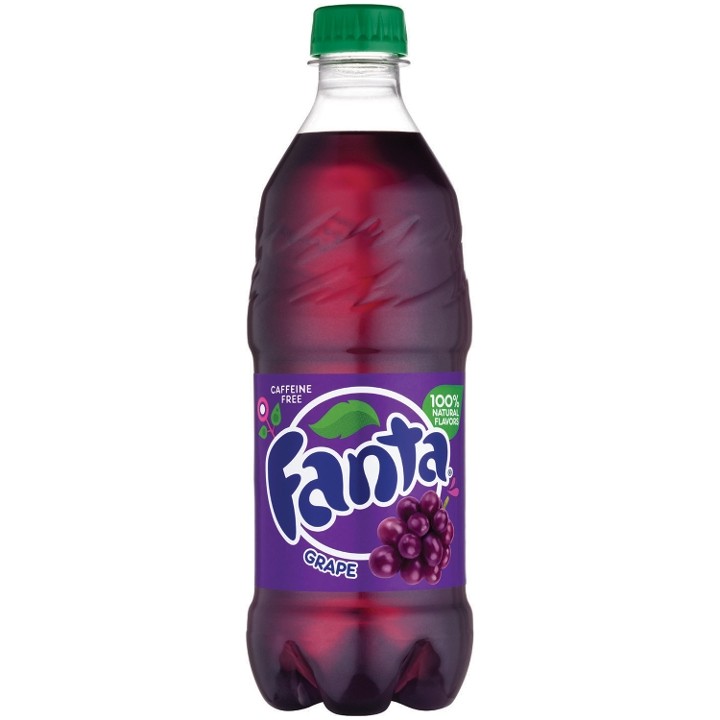 Grape Fanta 20oz bottle