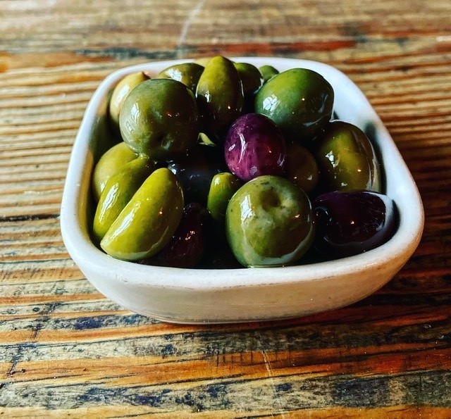 marinated olives