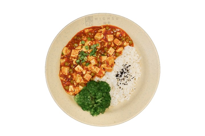 C03 Mapo Tofu Rice Bowl (spicy)麻婆豆腐