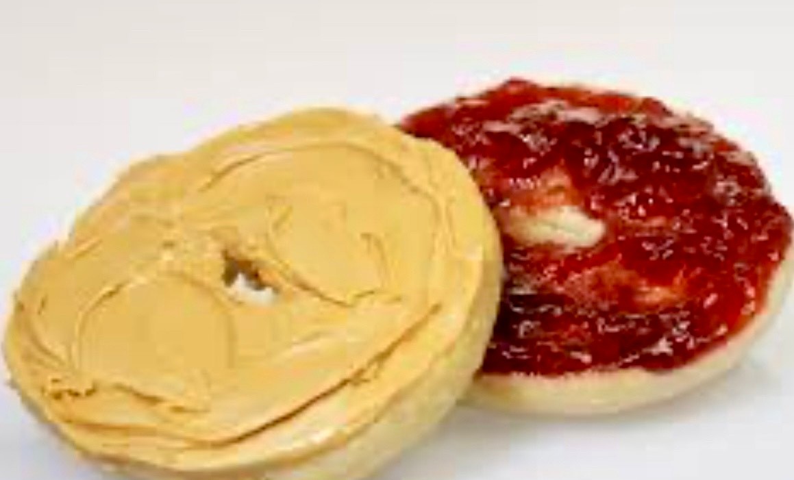 Bagel With Peanut Butter & Jelly