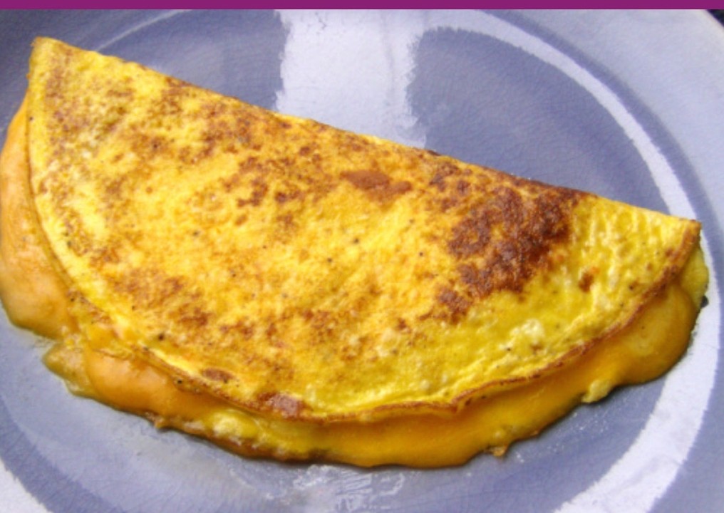 American Cheese Omelet Platter