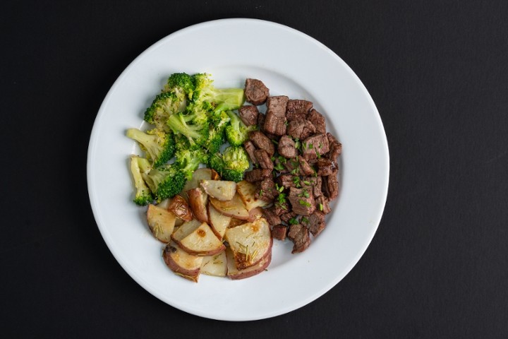 Steak w/ Red Potatoes & Broccoli
