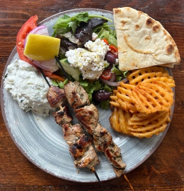 Pork Souvlaki Entree