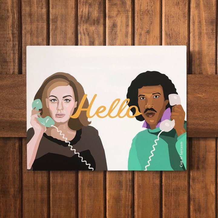 Brooke Figer "Hello" Print