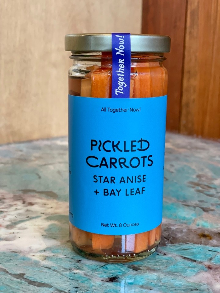 Pickled Carrots with Star Anise + Bay Leaf | All Together Now