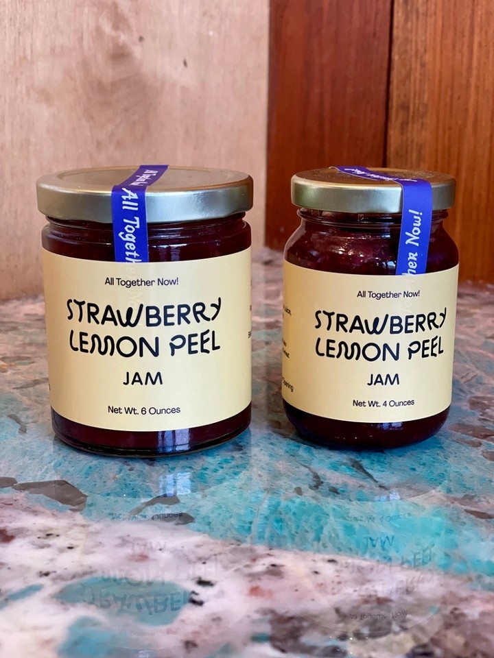 Strawberry Lemon Peel Jam | All Together Now