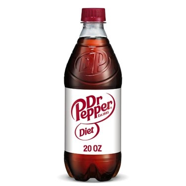 Bottle Dite Dr Pepper