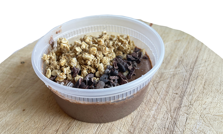 peanut butter chocolate chia mousse