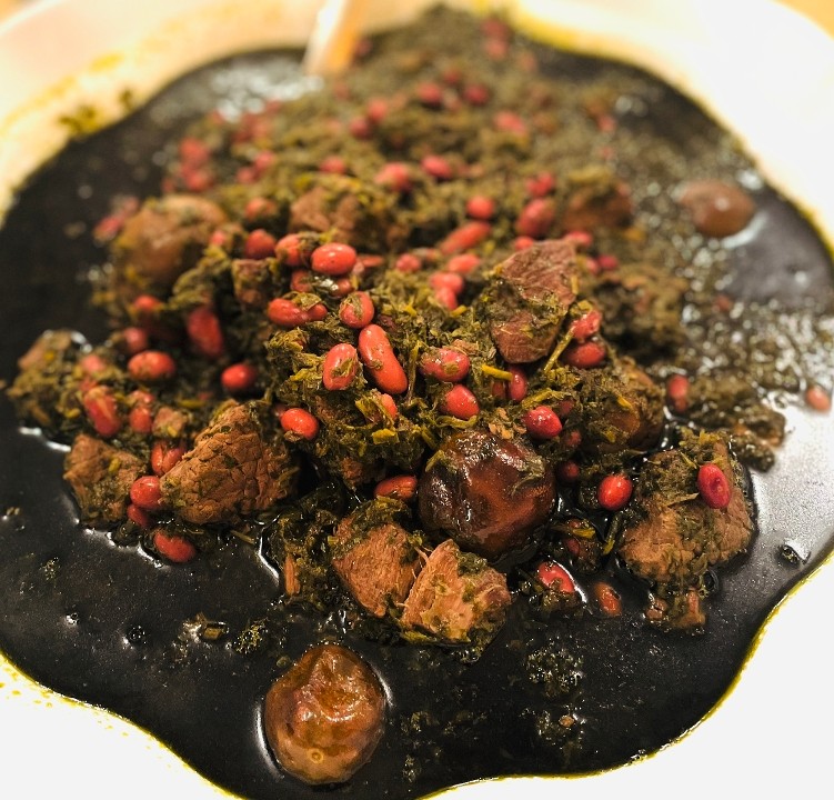 Persian Herb and Beef Stew "Ghormeh Sabzi"