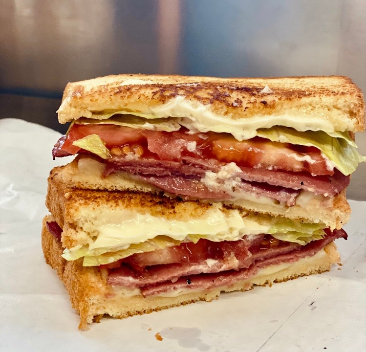 Fried Bologna Sandwich
