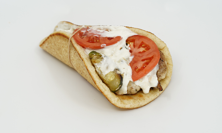 CHICKEN SOUVLAKI IN PITA