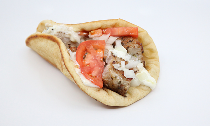 PORK SOUVLAKI IN PITA