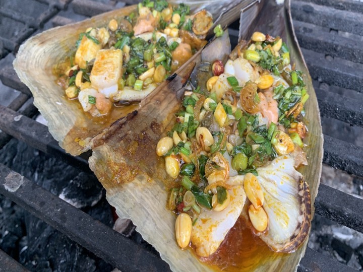 Tomorrow Clam grilled with Scallion