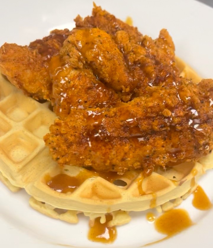 #9) Nashville Chicken & Waffles
