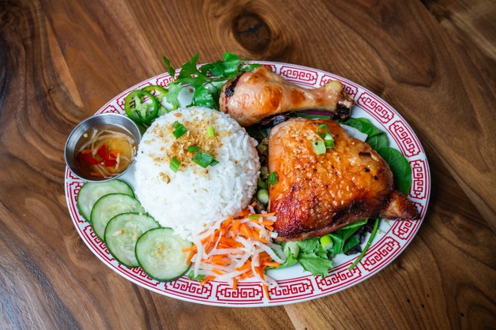 Vietnamese Grilled Chicken & Rice (GF Available)