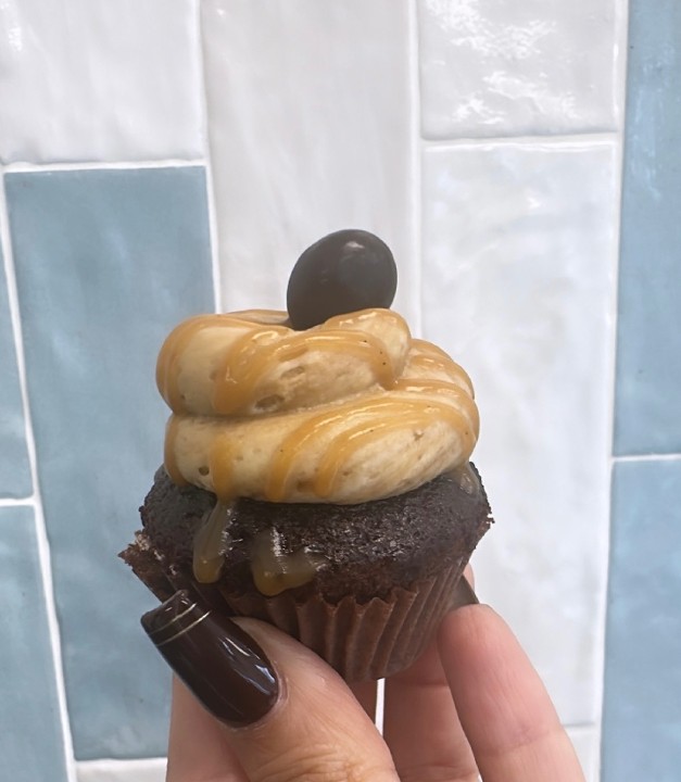 Mini Caramel Mocha Latte Cupcake