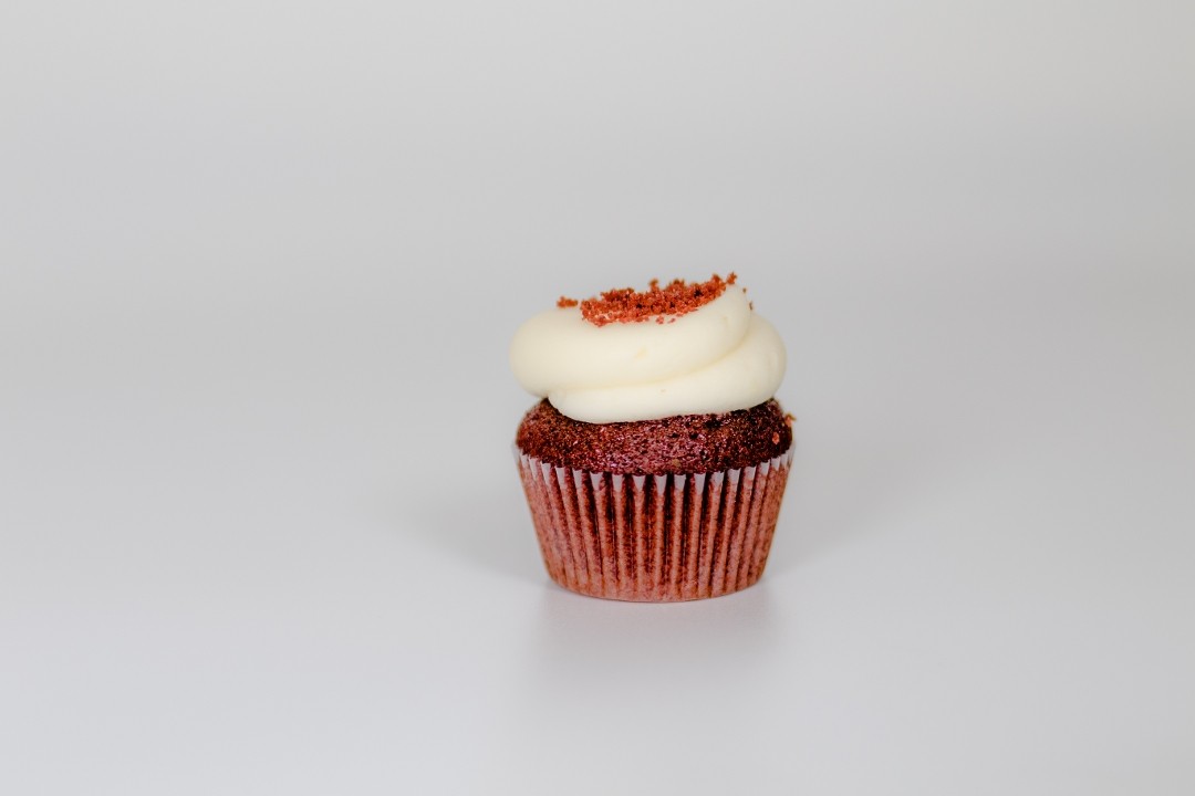 Mini Red Velvet Cupcake with Cream Cheese Frosting