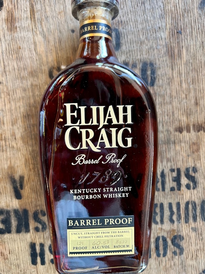 ELIJAH CRAIG "Barrel Proof" - 121.0pf