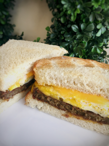 Scrapple, Egg, and Cheese