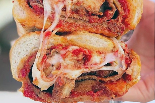 Large Chicken Parmigiano W/ Eggplant