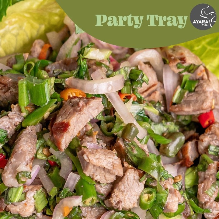 Small Tray: Spicy Beef Salad
