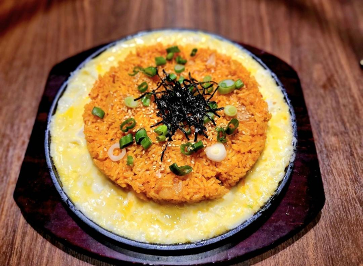 芝士泡菜焗饭Cheese kimchi fried rice