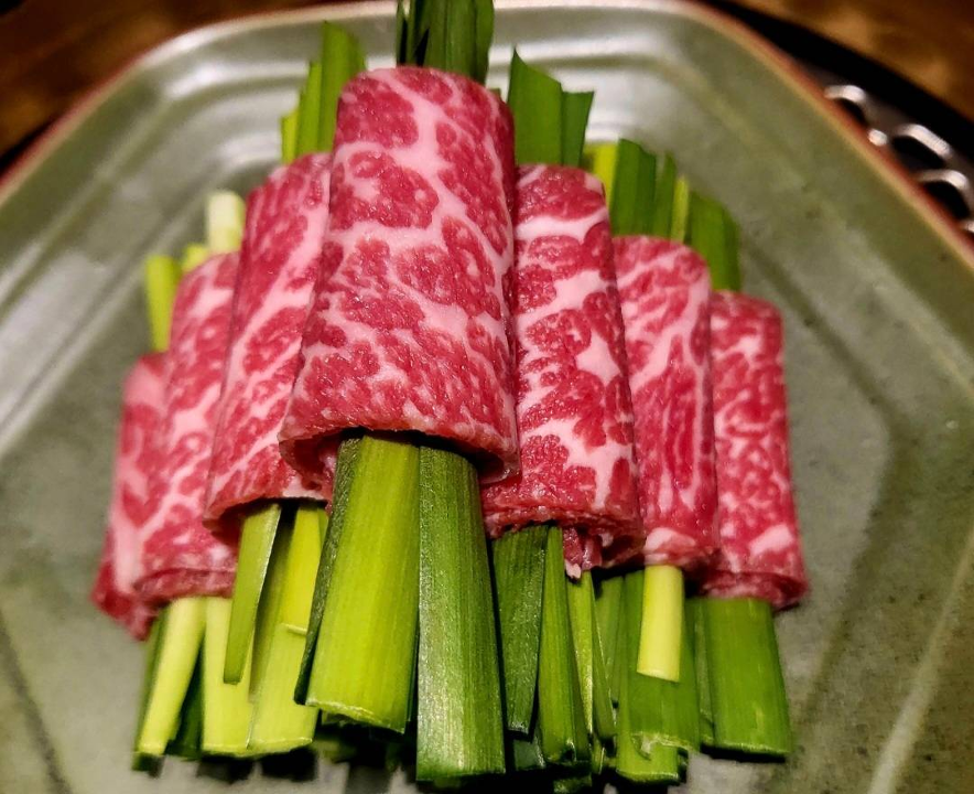 韭菜牛肉卷Chinese chives beef