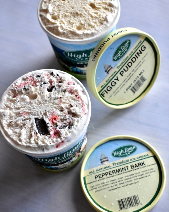 Peppermint Bark Ice Cream, High Lawn Farm (pint)