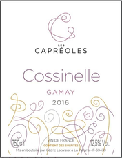 Capréoles, Beaujolais Villages Rosé, "Cossinelle" 2023 (org + bio)