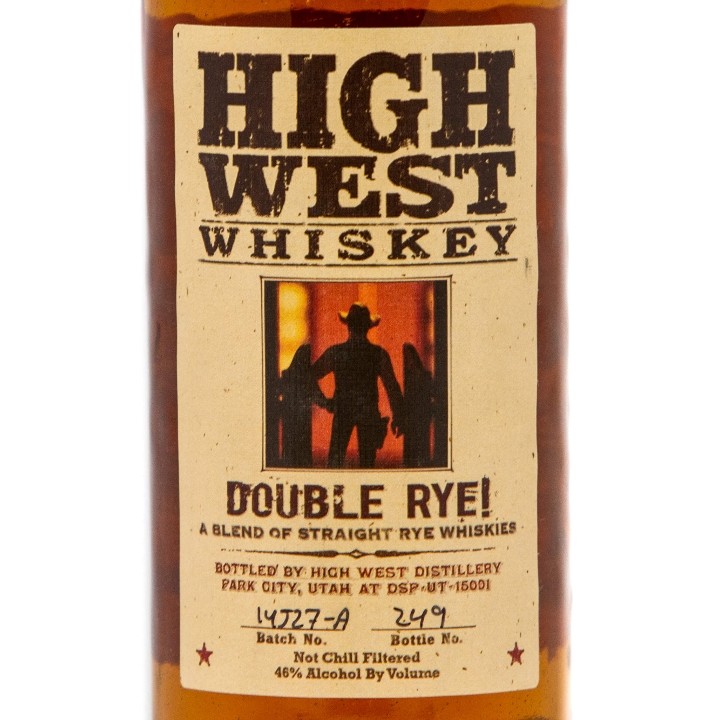 High West, Blend of Straight Rye Whiskeys, "Double Rye"