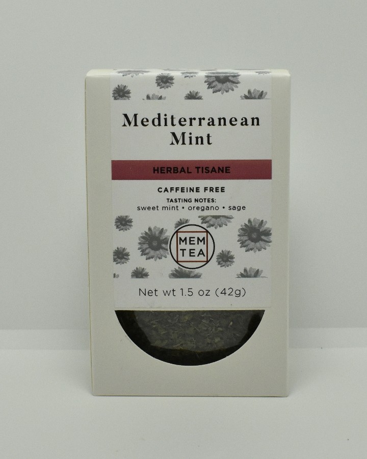 Mediterranean Mint, MEM Tea (1.5oz box, loose leaf)