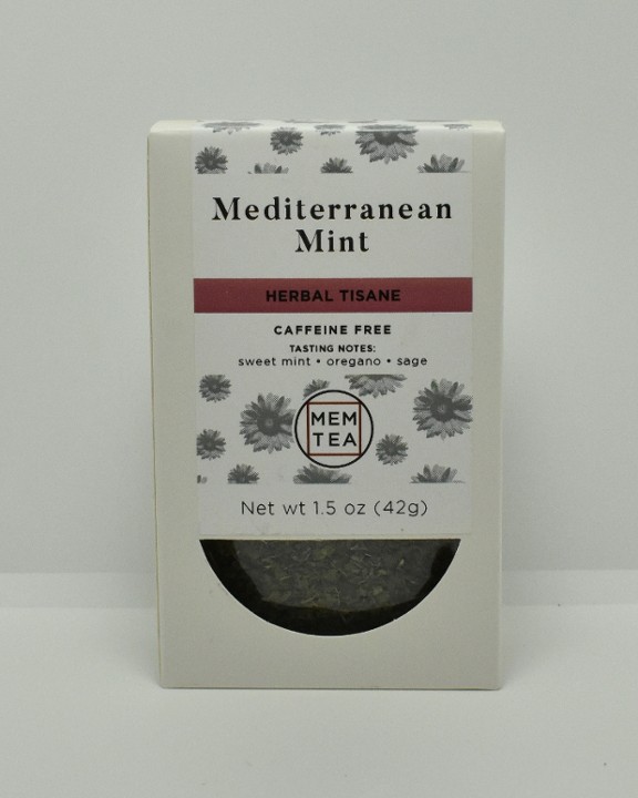 Mediterranean Mint, MEM Tea (1.5oz box, loose leaf)