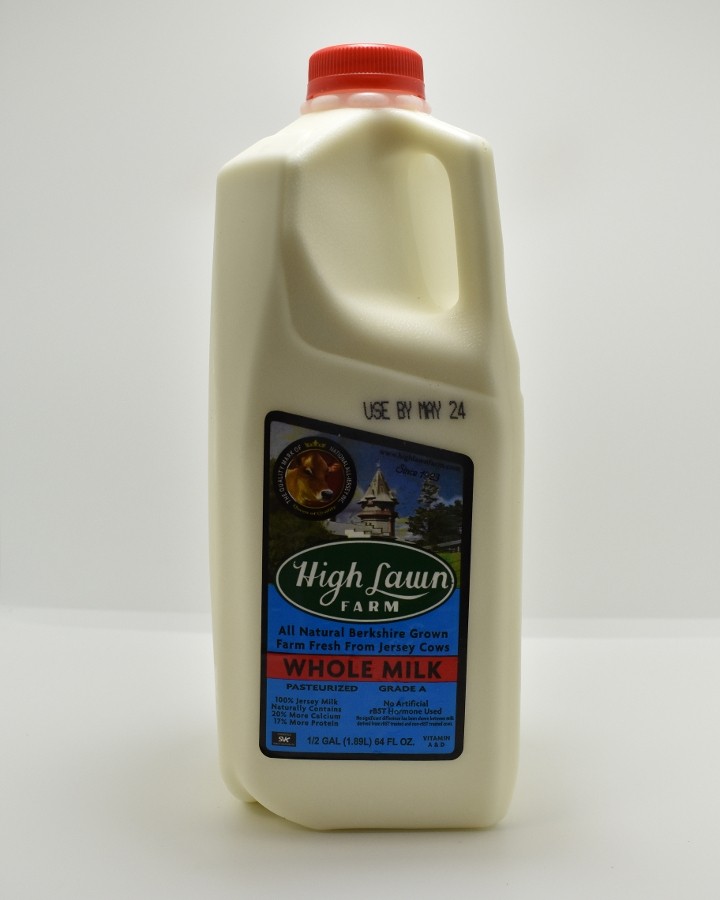 Whole Milk, High Lawn Farm (half gallon)