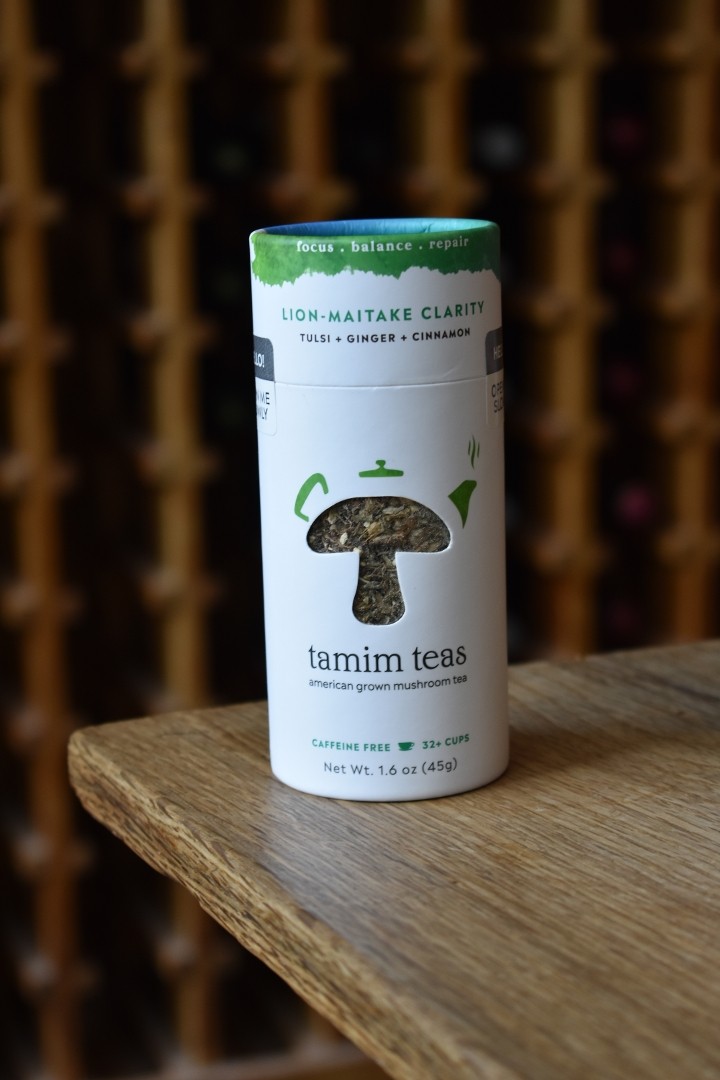 Lion-Maitake Clarity, Tamin Mushroom Tea (1.6oz canister, loose leaf)