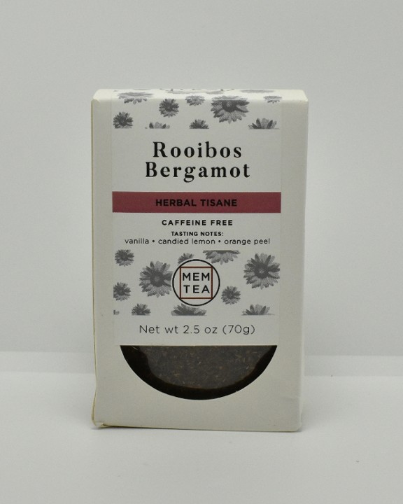 Rooibos Bergamot, MEM Tea (2.5oz box, loose leaf)