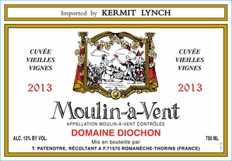 Diochon, Moulin-à-Vent, Cuvée Vieilles Vignes 2022 (sust)