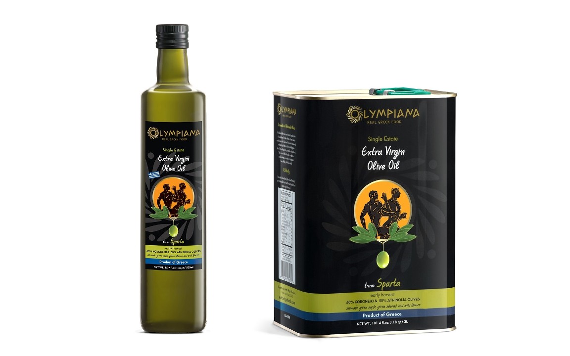 Extra Virgin Olive Oil, Olympiana (3L tin)