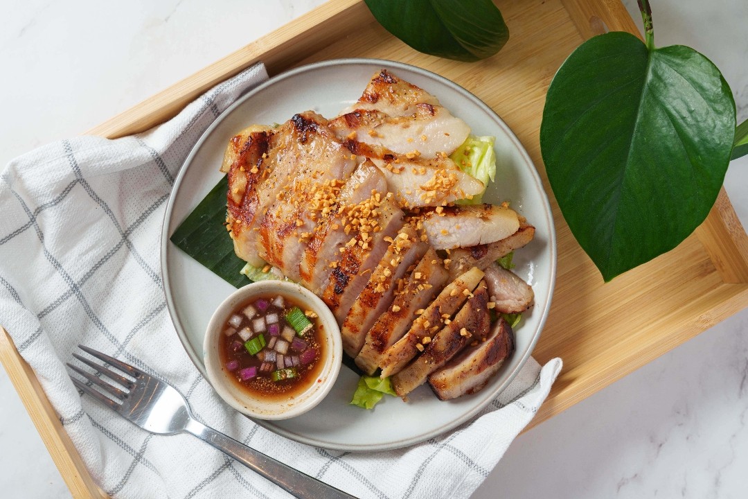 Kor Moo Yang (Grilled marinated Pork Neck)