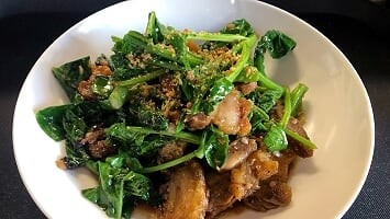 Dancing Pork Belly & Chinese Broccoli