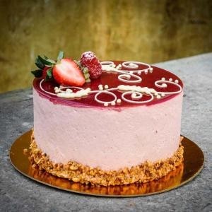 Raspberry Mousse Torte
