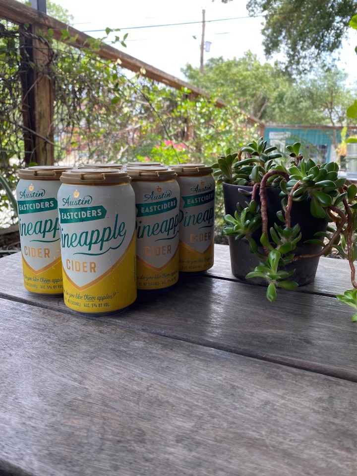 Austin Eastciders Pineapple Cider Can