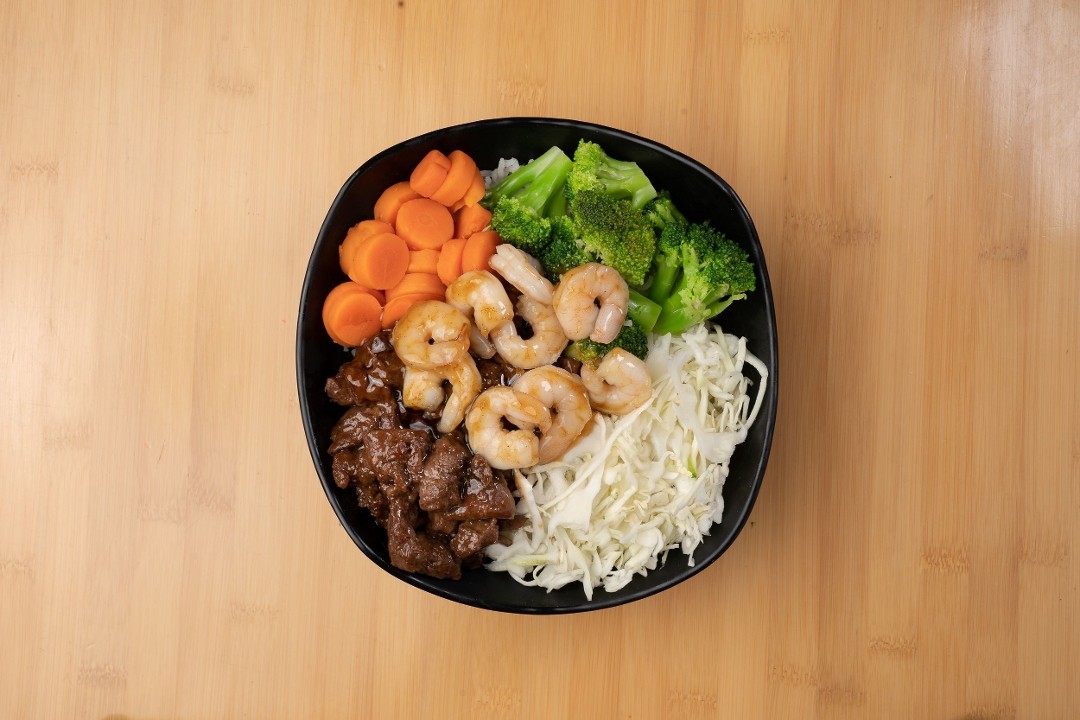 Shrimp and Beef Bowl