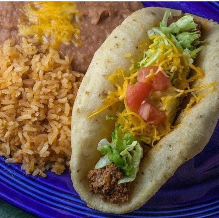Taco Beans & Rice Lunch Special #9
