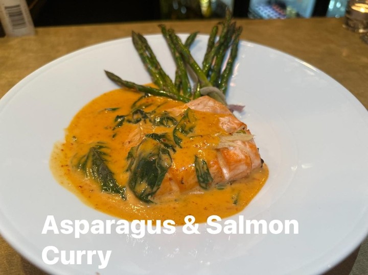 Curry salmon