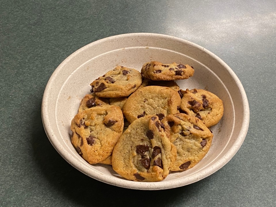 One Dozen Mini Chocolate Chip Cookies