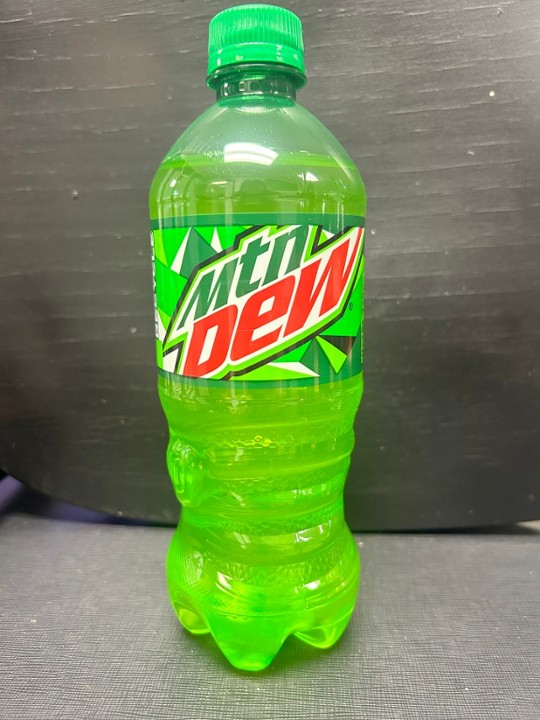 20 oz Mountain Dew Bottle