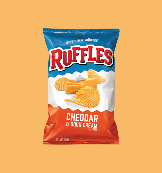 Ruffles® Cheddar & Sour Cream Flavored Potato Chips