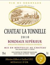 Château La Tonnelle Bordeaux Supérieur (2017)